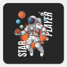 Star Player - Space Basball Vibes Baby Bib