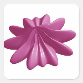 Adesivo Quadrado Starfish Rosa Bonito