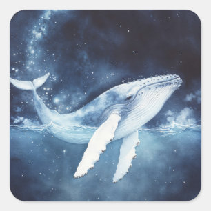 Adesivo Quadrado Starlight Path of the Humpback Whale