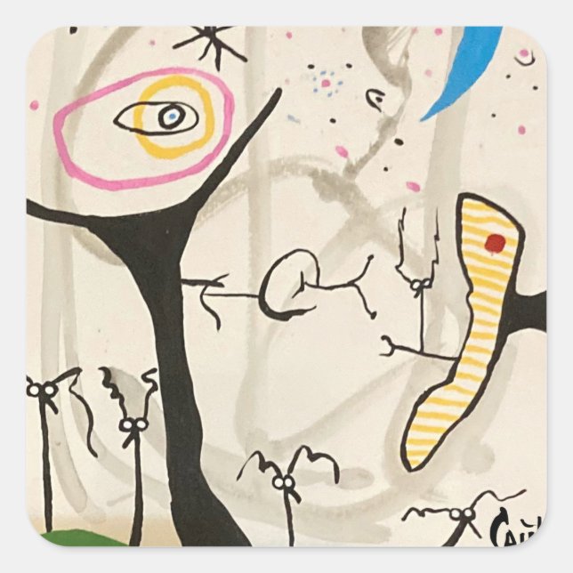 ADESIVO QUADRADO STARRY NIGHT (Frente)