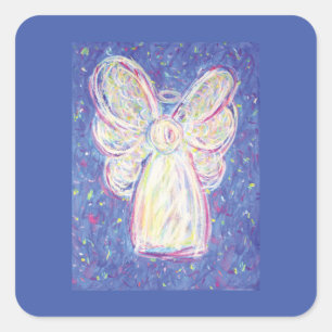 Adesivo Quadrado Starry Night Angel Art Sticker Decide