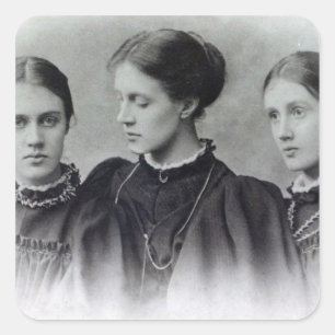 Adesivo Quadrado Stella, Vanessa e Virgínia Stephen, c.1896