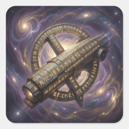 Adesivo Quadrado Stellar Path – Journey Through the Universe´9