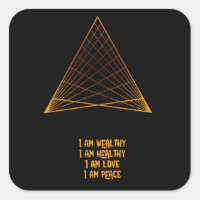Stic Dourada de Geometria Sagrada de Mantra