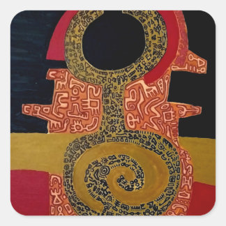 Adesivo Quadrado Sticker