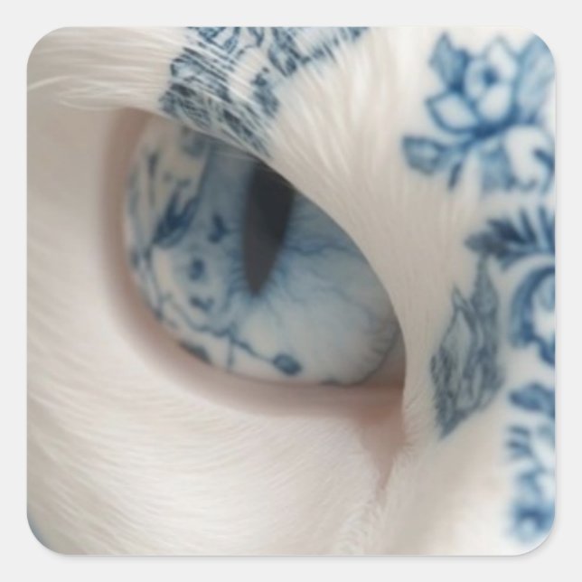 Adesivo Quadrado sticker  (Frente)