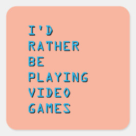 Adesivo Quadrado Sticker