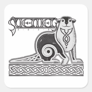 Adesivo Quadrado Sticker 2025