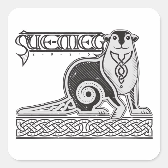 Adesivo Quadrado Sticker 2025 (Frente)