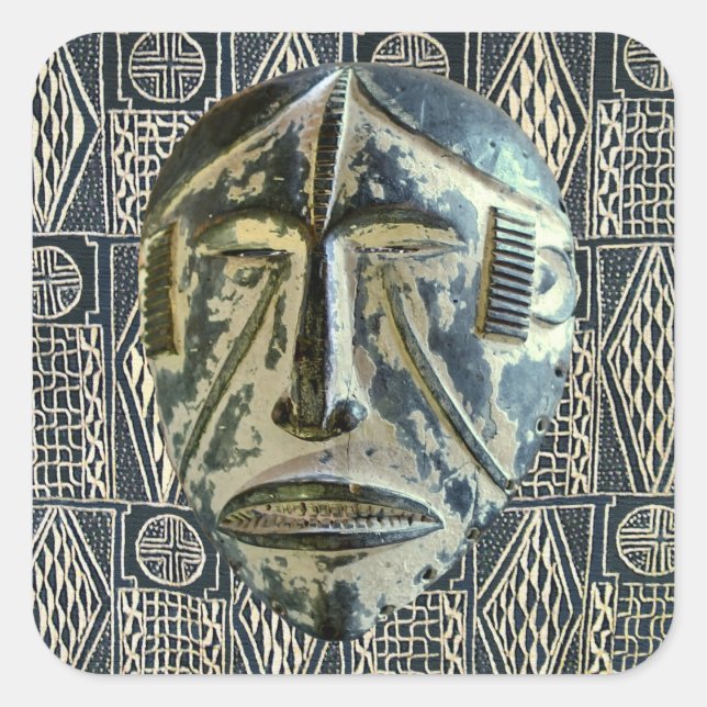 Adesivo Quadrado Sticker África Ocidental (Frente)