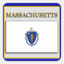 Sticker Design do Estado de Massachusetts