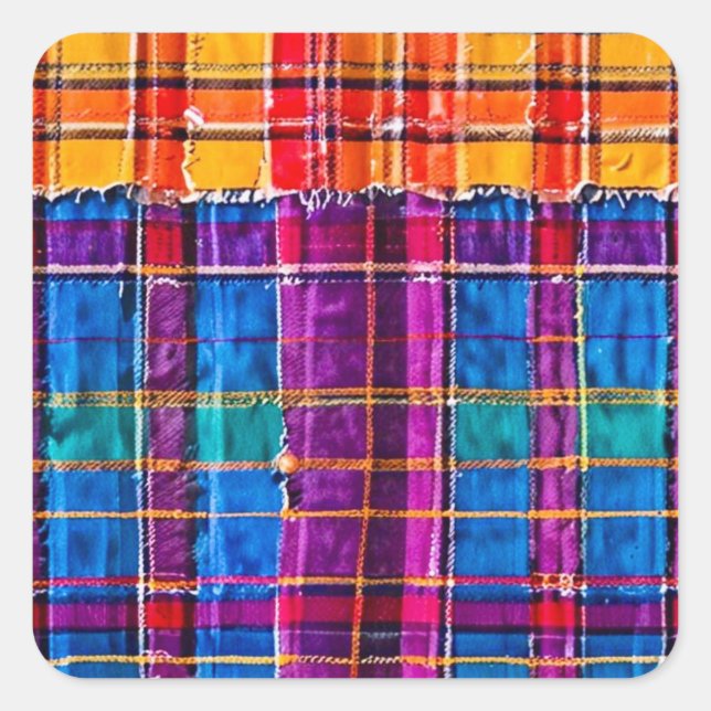 Adesivo Quadrado Sticker for kids'Party (Frente)