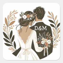 Adesivo Quadrado Sticker “Mariés“
