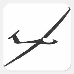 Adesivo Quadrado Sticker planador invertido