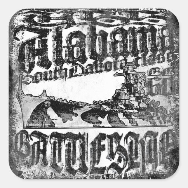Adesivo Quadrado Sticker Sticker Square Alabama Square (Frente)