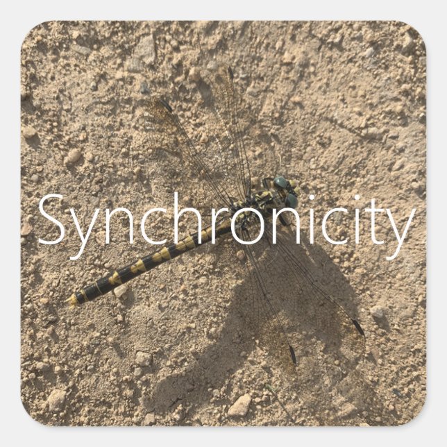 Adesivo Quadrado Sticker 'Synchronicity' (Frente)