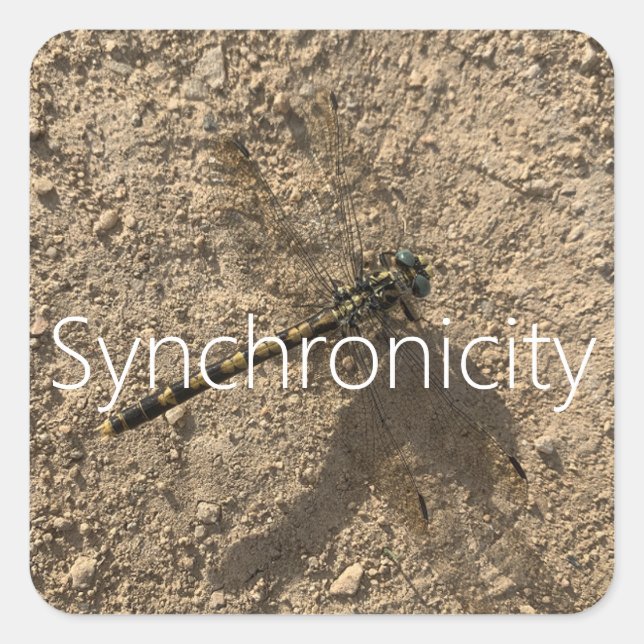 Adesivo Quadrado Sticker 'Synchronicity' (Frente)