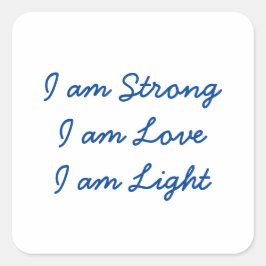 Adesivo Quadrado Stickere Inspiracional