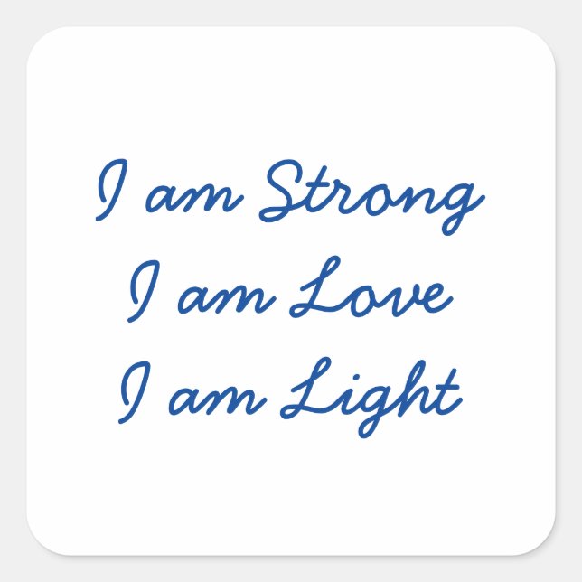 Adesivo Quadrado Stickere Inspiracional (Frente)