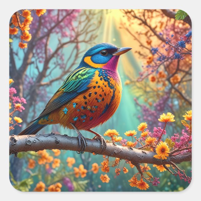 Adesivo Quadrado Stickers (Frente)