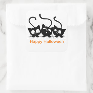 Adesivo Quadrado Stickers Halloween