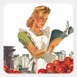 Adesivo Quadrado Stickers Notes Canning Jar Square Gifchen