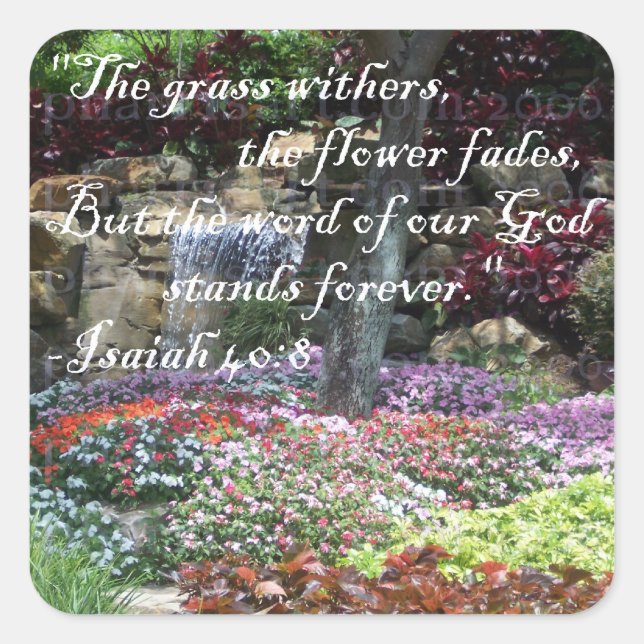 Adesivo Quadrado Stickers Stands Forever (Frente)