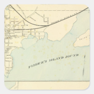 Adesivo Quadrado Stonington, Groton