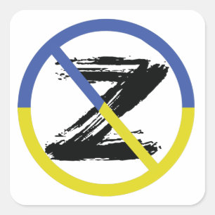 Adesivo Quadrado Stop war in Ukraine Throw Pillow