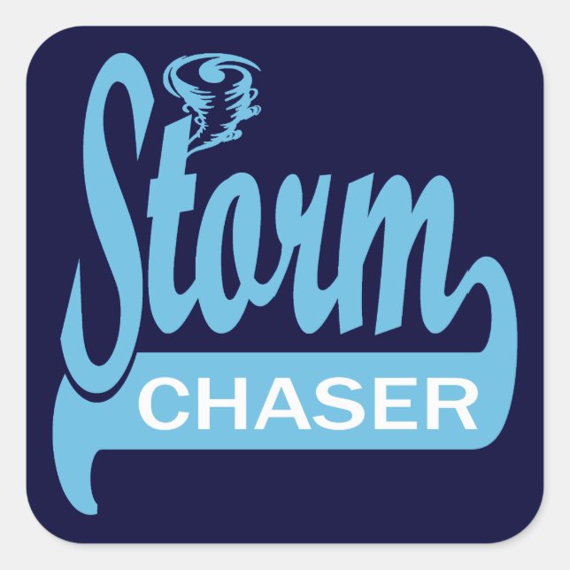 Adesivo Quadrado Storm Chaser (Frente)