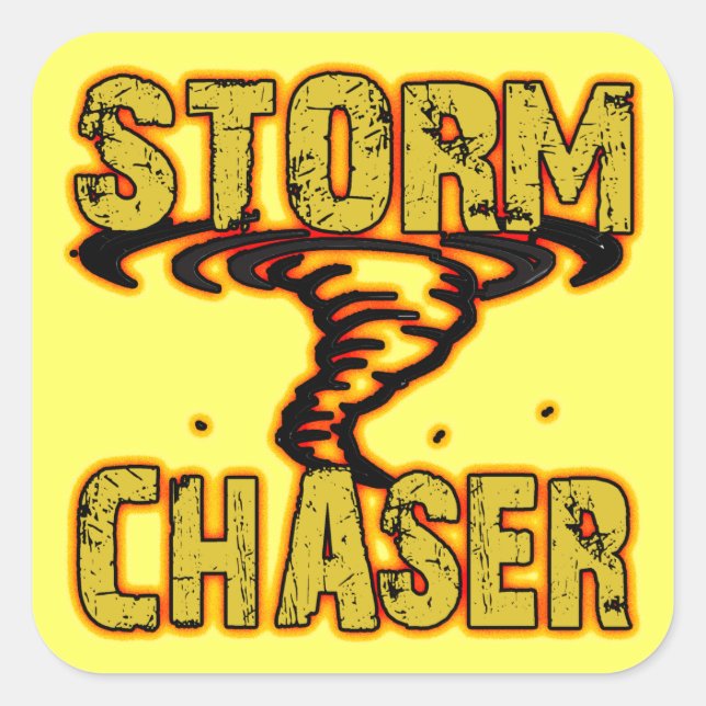 Adesivo Quadrado Storm Chaser (Frente)