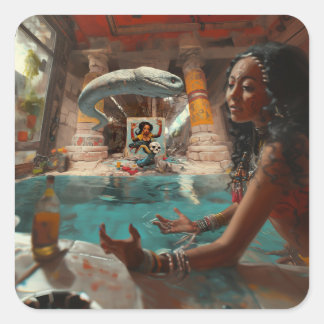 Adesivo Quadrado Street Art