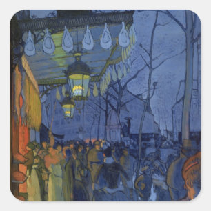 Adesivo Quadrado Street Scene, às cinco da tarde, 1887