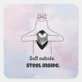 Adesivo Quadrado Strong Women Empowerment Sticker