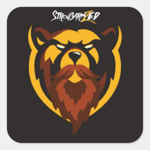 Adesivo Quadrado Strongarm Zed Twitker