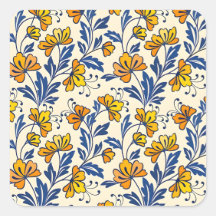 Stunning Seamless Pattern of Flowers and Leaves