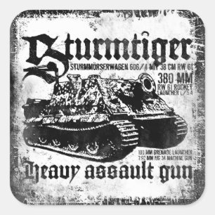 Adesivo Quadrado Sturmtiger