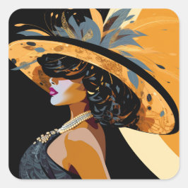 ADESIVO QUADRADO SUA COROA #1