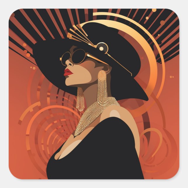 ADESIVO QUADRADO SUA COROA #3 (Frente)