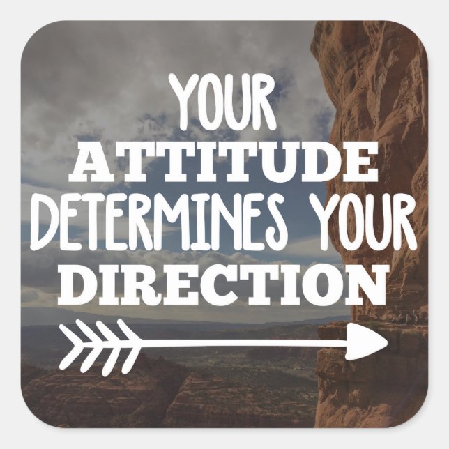 Adesivo Quadrado Sua Cotação de Direção (Frente)