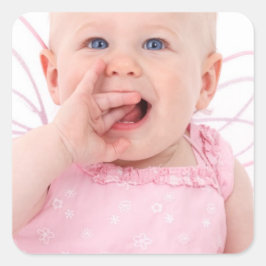 Adesivo Quadrado Sua Foto Personalizada