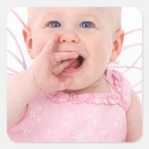 Adesivo Quadrado Sua Foto Personalizada