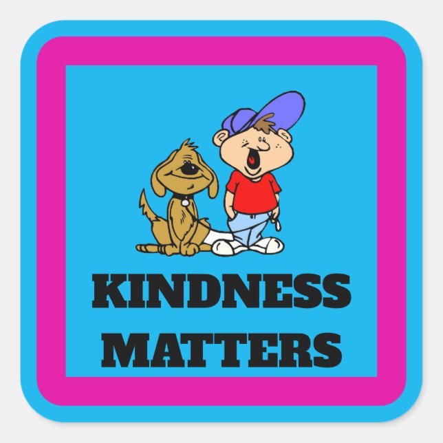 Adesivo Quadrado SUA MENSAGEM, edite texto, Sign Square Sticker (Frente)