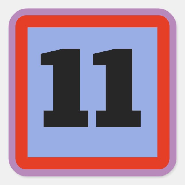 Adesivo Quadrado SUA MENSAGEM, edite texto, Vinheta Quadrada (Frente)