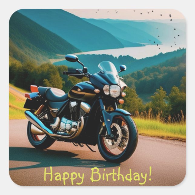 Adesivo Quadrado Sua Moto (Frente)