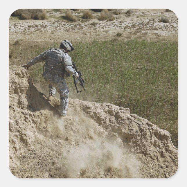 Adesivo Quadrado Subidas especializadas para baixo (Frente)