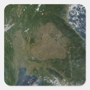 Adesivo Quadrado Sudeste Asiático