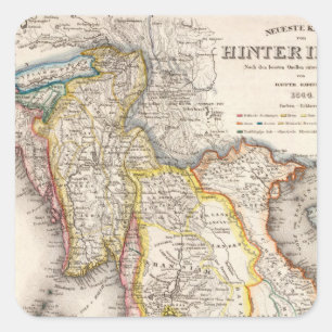 Adesivo Quadrado Sudeste Asiático