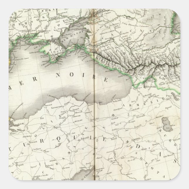 Adesivo Quadrado Sudeste Europeu (Frente)