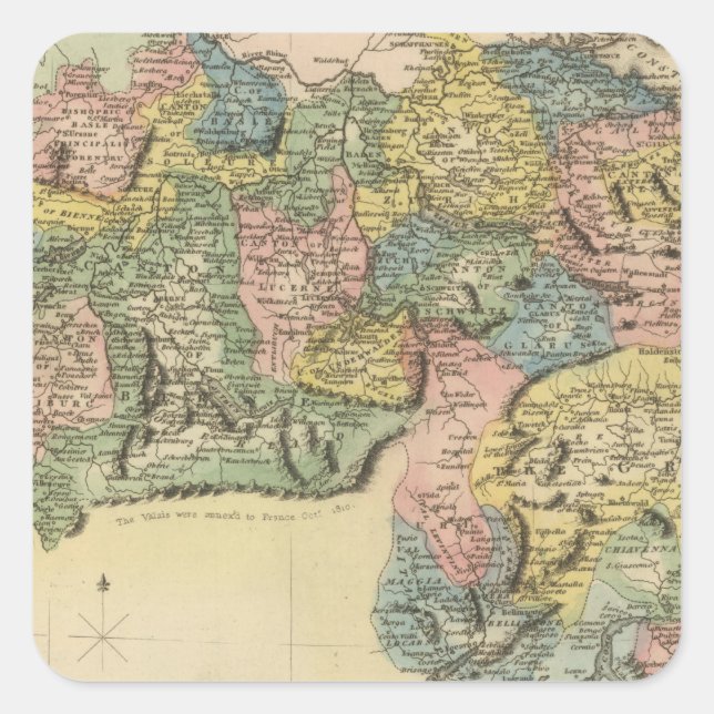 Adesivo Quadrado Suiça (Frente)